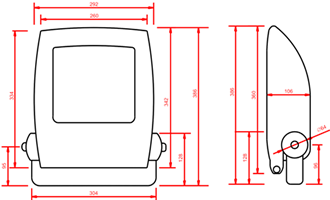 flood light drawing