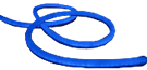 led neon blue
